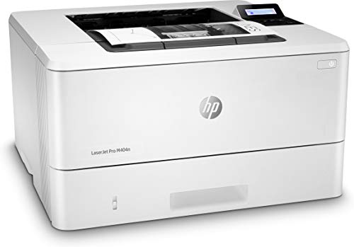 HP Laserjet Pro M404DN Monochrome Laser Printer with Built-in Ethernet & Duplex Printing, White