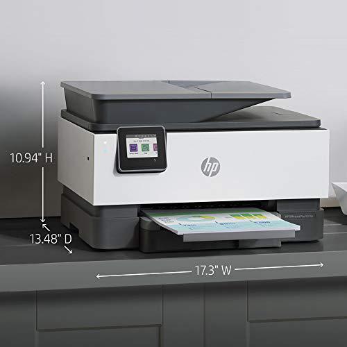 HP OfficeJet Pro 9015e Wireless Color All-in-One Printer with bonus 6 months Instant ink with HP+ (1G5L3A)