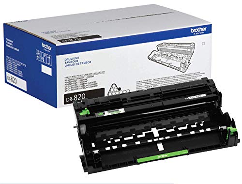 Brother Genuine Drum Unit, DR820, Seamless Integration, Yields Up to 30,000 Pages, Black