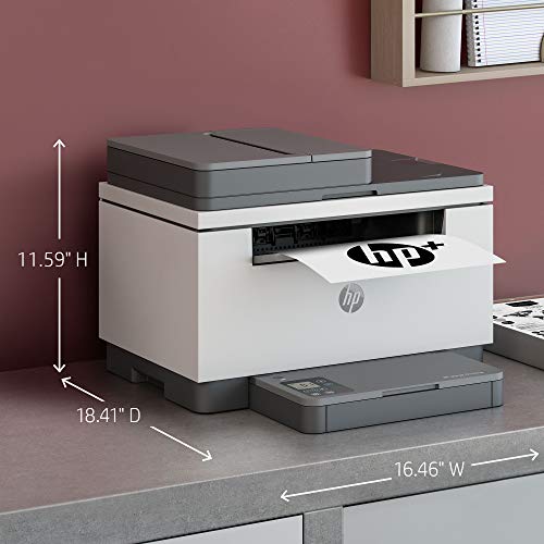 HP LaserJet MFP M234dwe Wireless Black & White Printer with bonus 6 free months Instant Ink with HP+ (6GW99E)