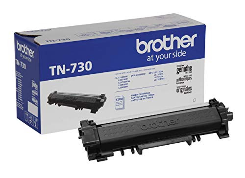 Brother Genuine Standard Yield Toner Cartridge, TN730, Replacement Black Toner, Page Yield Up To 1,200 Pages, Amazon Dash Replenishment Cartridge