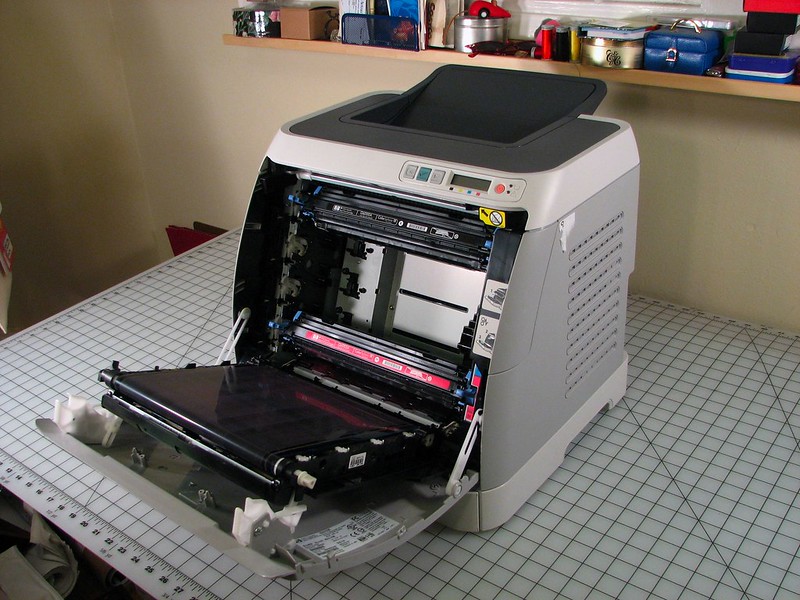 HP Printer Warning Lights on HP LaserJet M211d Printer