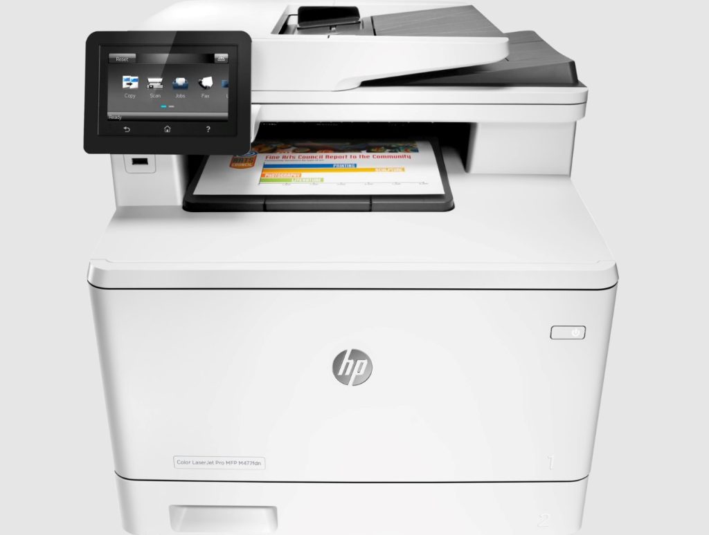Attention Required M477fdn HP Printer